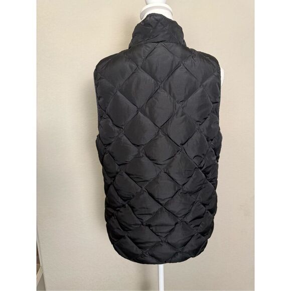 Woolrich Black Down Filled Puffer Vest Large - Picture 2 of 6